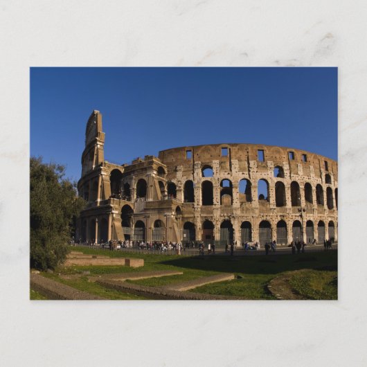 beroemde Colosseum in Rome Landmark 2 Briefkaart (Voorkant)