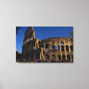 beroemde Colosseum in Rome Landmark Canvas Afdruk