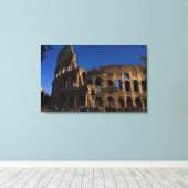 beroemde Colosseum in Rome Landmark Canvas Afdruk (Insitu (Houten vloer))