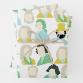 Beroemde componisten inpakpapier (In situ)