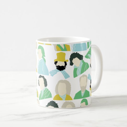 Beroemde componisten koffie mok (Voorkant rechts)