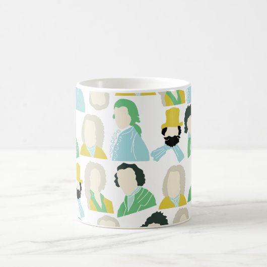 Beroemde componisten koffie mok (Center)