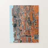Beroemde daken van de oude stad Dubrovnik - Dalmat Legpuzzel (Verticaal)
