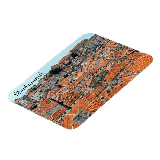 Beroemde daken van de oude stad Dubrovnik - Dalmat Magneet (Linkerzijde)