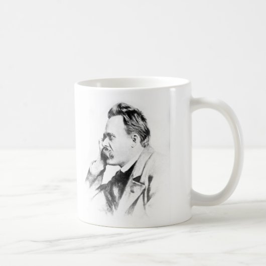 beroemde denker : Friedrich Nietzsche Koffiemok (Rechts)