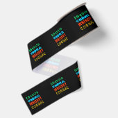 Beroemde Drinken Grosgrain Ribbon Lint (Achterkant)