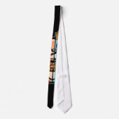 beroemde drukte stropdas (Achterkant)