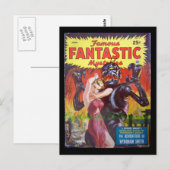 beroemde Fantastische mysteries 13_Pulp Art Briefkaart (Voorkant / Achterkant)