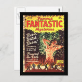 beroemde Fantastische mysteries 5_Pulp Art Briefkaart (Voorkant / Achterkant)