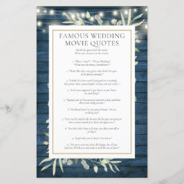 Beroemde filmcitaten Bruidsfeest spel