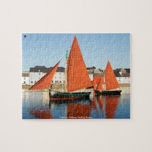 Beroemde Galway zeilboten. Legpuzzel (Horizontaal)