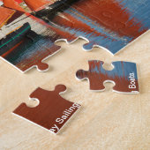 Beroemde Galway zeilboten. Legpuzzel (Zijkant)