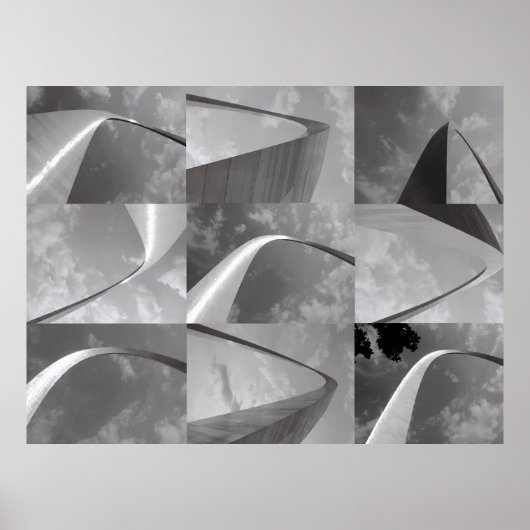 Beroemde Gateway to the West St Louis Arch Poster (Voorkant)