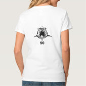Beroemde haai is 50 t-shirt (Achterkant)