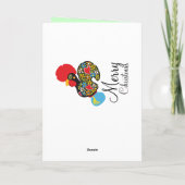 Beroemde Haan van Barcelos Nr 06 Vrolijke Kerstmis Feestdagen Kaart (Achterkant)