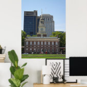 Beroemde Independence Hall Poster (Thuiskantoor)