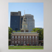 Beroemde Independence Hall Poster (Voorkant)