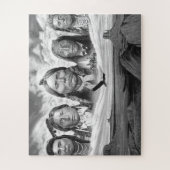 Beroemde Indiaanse indianen chefs schilderij Legpuzzel (Verticaal)