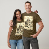 Beroemde Indianen Indiase Chiefs Mannen Bruin T-shirt (Unisex)