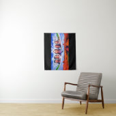 Beroemde Indiase chefs schilderen Indianen Wandkleed (In situ)