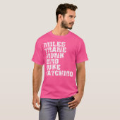Beroemde Jazz Miles Coltrane Monk Parker Ellington T-shirt (Voorkant volledig)
