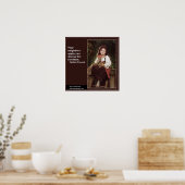 Beroemde Jiddische Gezegde & Grafische Poster (Keuken)