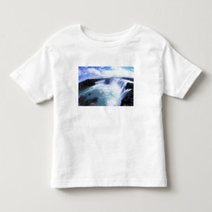 Beroemde Jodafoss-watervallen in Noord Centraal IJ Kinder Shirts