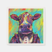 Beroemde Koe cocktailservetten Servetten (Voorkant)