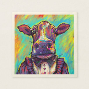 Beroemde Koe cocktailservetten Servetten