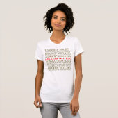 Beroemde koppels t-shirt (Voorkant volledig)