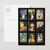 Beroemde Kunst Beagle Comp 1 Briefkaart (Voorkant / Achterkant)