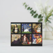 Beroemde kunst Franse stier hond composiet Briefkaart (Staand voorkant)