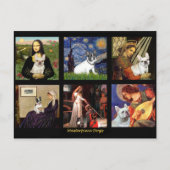 Beroemde kunst Franse stier hond composiet Briefkaart (Voorkant)