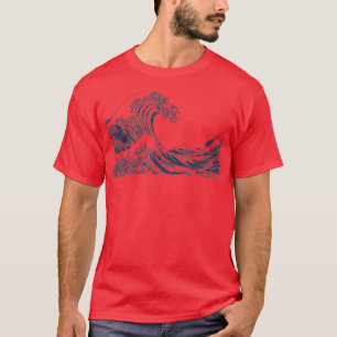 beroemde kunst: Great Ocean Wave Hokusai Specia T-shirt