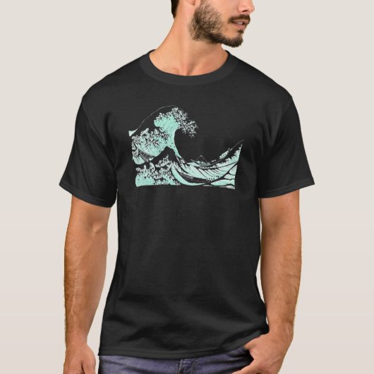 beroemde  kunst Klassieke Great Ocean Wave Specia T-shirt (Voorkant)