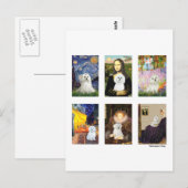 Beroemde kunst Maltezer composiet (helder) Briefkaart (Voorkant / Achterkant)