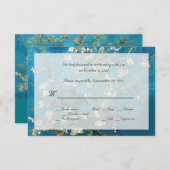 Beroemde kunst RSVP trouwkaarten Kaart (Voorkant / Achterkant)