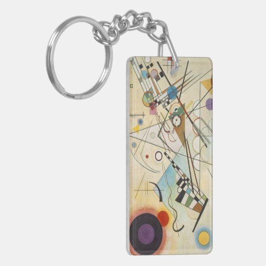 beroemde kunst | Samenstelling VIII | Kandinsky Sleutelhanger (Voorkant Links)