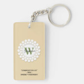 beroemde kunst | Samenstelling VIII | Kandinsky Sleutelhanger (achterkant)