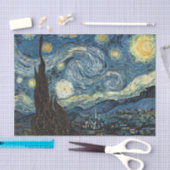 Beroemde kunst, Sterrennacht, Van Gogh Tissuepapier (Craft)