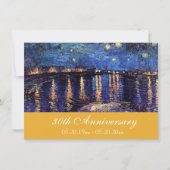 Beroemde kunst uitnodigingen voor jubileum. (Voorkant)