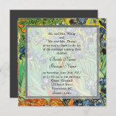  beroemde kunst, Van Gogh, de bruiloft van Iriss Kaart (Voorkant / Achterkant)