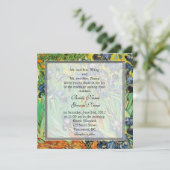  beroemde kunst, Van Gogh, de bruiloft van Iriss Kaart (Staand voorkant)