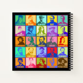 Beroemde kunstenaars | Pop Art Kleurrijk Spiraal N Notitieboek (Achterkant)