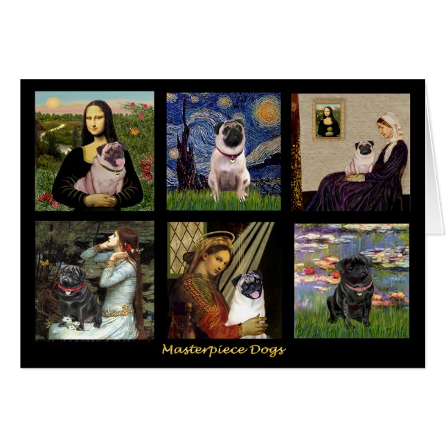 Beroemde Kunstpug Composiet #1 (Voorkant Horizontaal)