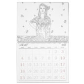 Beroemde kunstwerk volwassen kleuren kalender (Jan 2026)