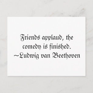 beroemde laatste woorden briefkaart