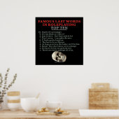 beroemde laatste woorden in Roleplay: top Ten Poster (Keuken)