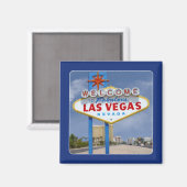 Beroemde Las Vegas NV Sign Travel Souvenir Magnet (Voorkant / Achterkant)