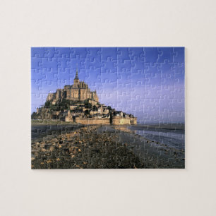 Beroemde Le Mont St. Michel-eilandvesting in Legpuzzel